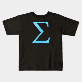 Blue Sigma Kids T-Shirt